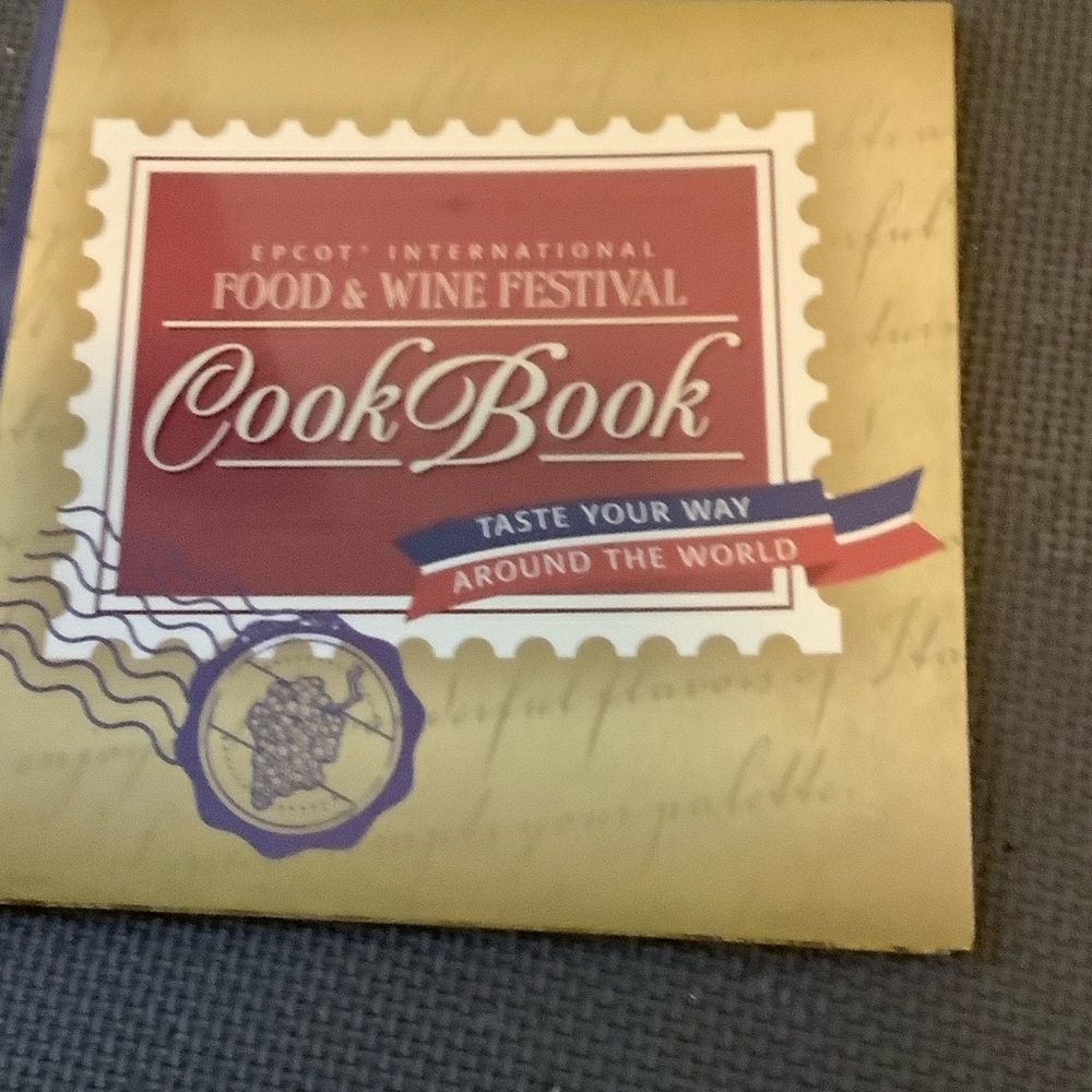 Epcot International Food & Wine Festival Cookbook - Gold